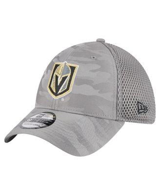 New Era - Men's Gray Vegas Golden Knights Active Subtle Camo 39THIRTY Flex Hat