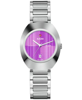 Rado - Women's Swiss Automatic DiaStar Original Stainless Steel Bracelet Watch 30mm