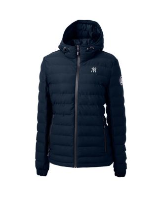 Cutter & Buck - Women's Navy New York Yankees Mission Ridge Puffer Full-Zip Jacket