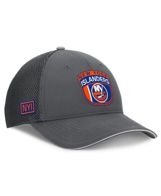 Fanatics - Men's Gray New York Islanders Authentic Pro Home Ice Trucker Adjustable Hat