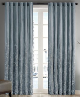 Madison Park - Andora 50" x 95" Embroidered Curtain Panel