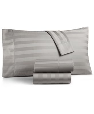 Charter Club - Stripe Cotton 550-Thread Count 4-Pc. King Sheet Set