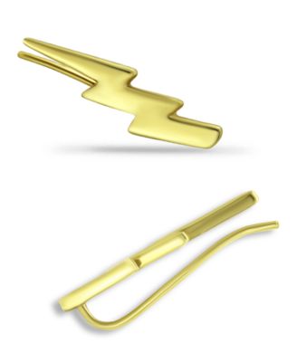 Giani Bernini - Lightning Bolt Ear Crawler Earrings in 18k Gold Over Sterling Silver or Sterling Silver