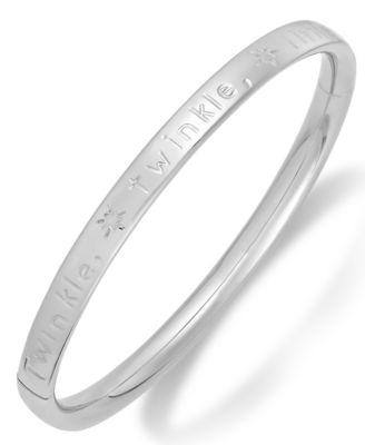 Macy's - Children's Twinkle, Twinkle,  Hinge Bangle Bracelet in Sterling Silver