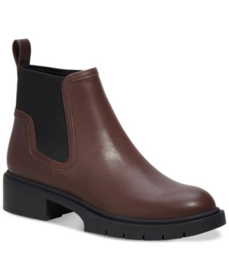 COACH - Women's Lenora Pull-On Lug-Sole Chelsea Booties