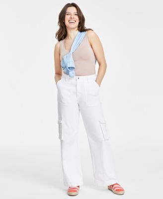 On 34th - Women's High Rise Utility Cargo Jeans