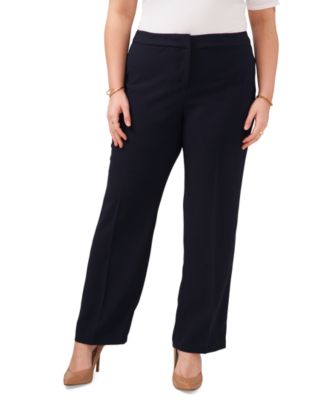 Vince Camuto - Plus Size Moss Crepe Wide-Leg Pants