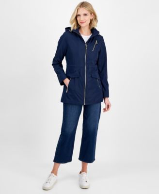Michael Kors - Women's Hooded Water-Resistant Anorak Coat