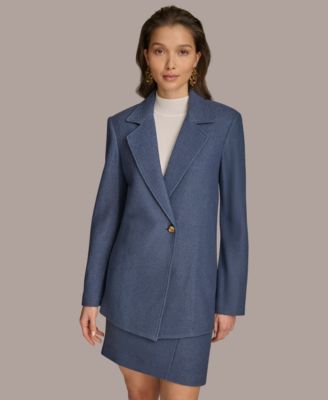 Donna Karan New York - Women's Wool-Blend One Button Blazer