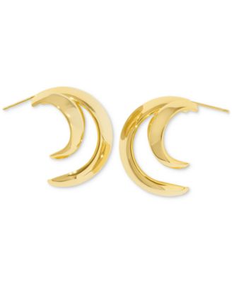Kendra Scott - 14k Gold-Plated Double-Row Open Hoop Earrings