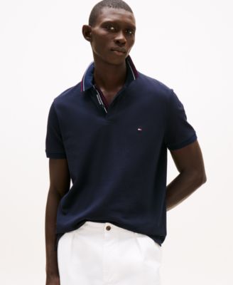 Tommy Hilfiger - Men's Big & Tall Placket Interest Classic-Fit Polo Shirt