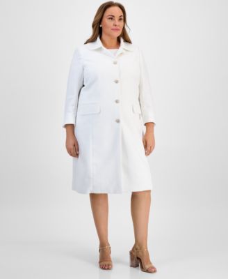 Kasper - Plus Size Long Topper Jacket