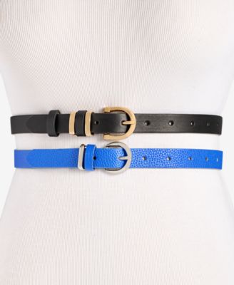On 34th - 2-Pc. Faux-Leather Belt Set