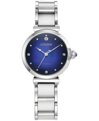 Citizen - Women's Classic Mae Silver-Tone Stainless Steel Bracelet Watch 29.5mm