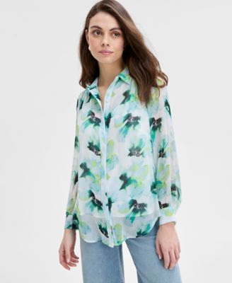 I.N.C. International Concepts - Women's Floral-Print Blouse