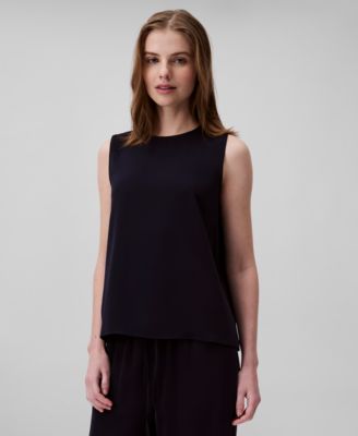 Calvin Klein - Women's Sleeveless Crewneck Blouse