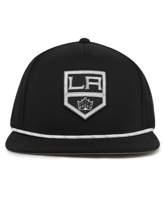 American Needle - Men's Black Los Angeles Kings Buxton Pro Tech Adjustable Hat