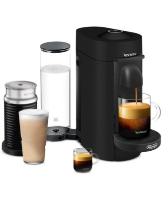 Nespresso - Vertuo Plus Coffee & Espresso Machine by DeLonghi with Aeroccino