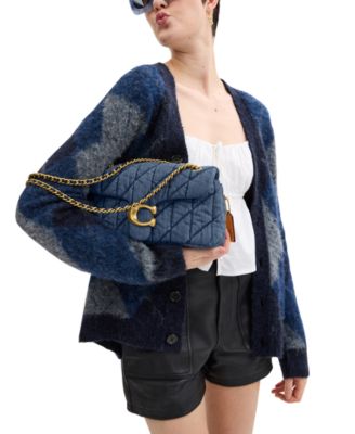 COACH - Small Tabby Denim Shoulder Bag 26 with Quilting