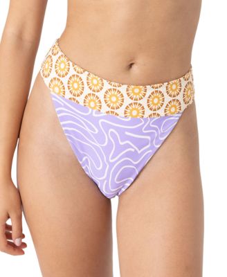 Roxy - Juniors' Sunshine State Of Mind High-Waist Bikini Bottoms