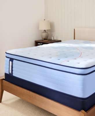 Sealy - Posturepedic Kersall 15" Firm Euro Pillowtop Mattress - Twin XL