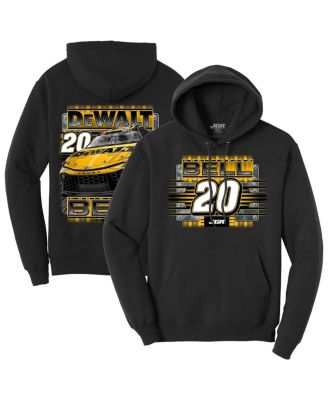 Joe Gibbs Racing Team Collection - Men's Charcoal Christopher Bell DEWALT Pullover Hoodie