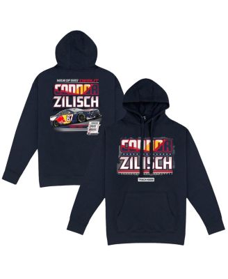 Trackhouse Racing Team Collection - Men's Black Connor Zilisch Red Bull Car Pullover Hoodie