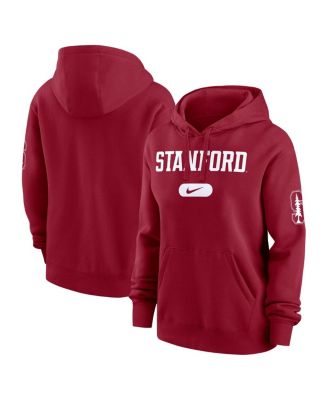 Nike - Women's Cardinal Stanford Cardinal Club Fleece Pullover Hooded Jacket