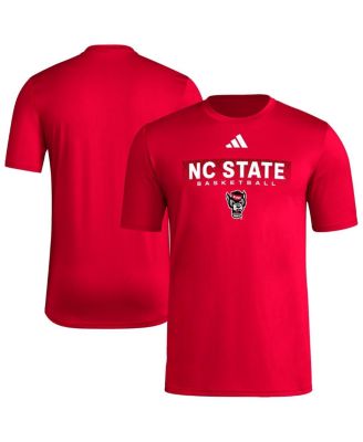 adidas - Men's Red NC State Wolfpack Locker On-Court In The Fade Pregame AEROREADY T-Shirt
