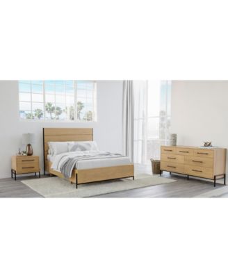 Furniture - Linstead 3-Pc. Queen Panel Set (Bed, Dresser & Nightstand)