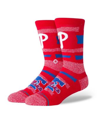 Stance - Men's and WoMen's&nbsp;Philadelphia Phillies Squeeze Tri-Blend Knit Crew Socks