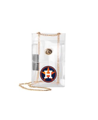 Logo Brands - Houston Astros Clear Essential Crossbody Purse