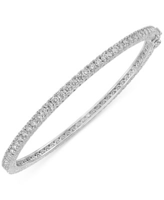 Macy's - Diamond Bangle Bracelet (4 ct. t.w.) in 14k White Gold