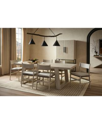 Universal Furniture - River Rock 7 Pc. Dining Set (Rectangular Table & 6 Wood Side Chairs)