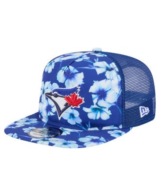 New Era - Men's  Royal Toronto Blue Jays Adventure Pattern Golfer Trucker Snapback Hat
