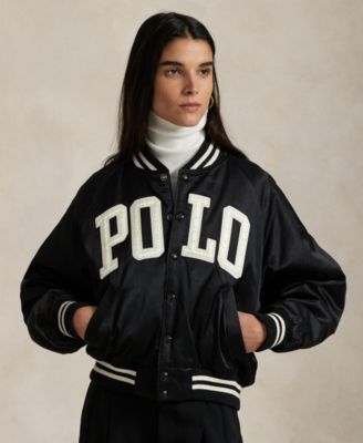 Polo Ralph Lauren - Women's Logo Satin Bomber Jacket