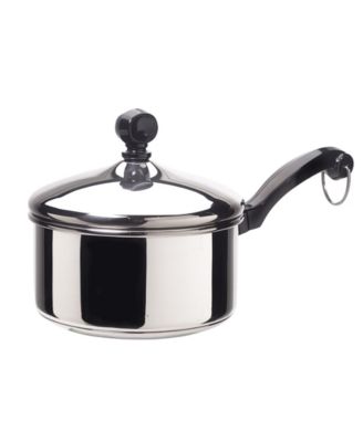 Farberware - Classic Series Stainless Steel 1-Qt. Saucepan & Lid