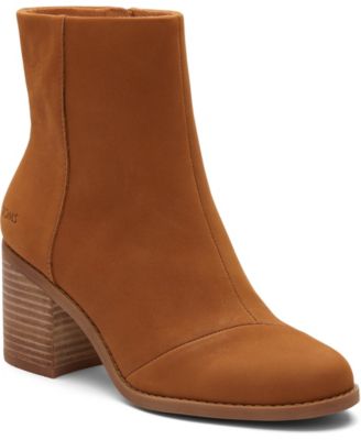 TOMS - Women's Evelyn Stacked Block-Heel Booties