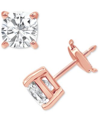 Badgley Mischka - Certified Lab Grown Diamond Cushion Stud Earrings (4 ct. t.w.) in 14k Gold