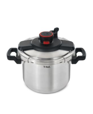 T-Fal - Stainless Steel 6.3-Qt. Pressure Cooker