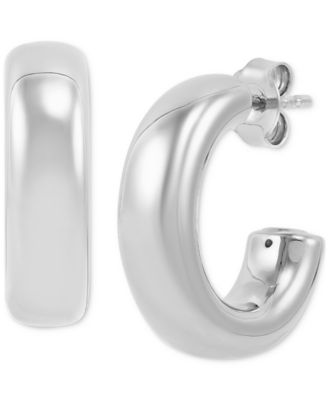 Macy's - Polished Chunky Small Hoop Earrings in 14k Gold, 20mm