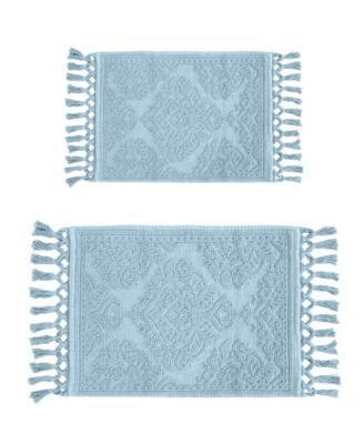 Jean Pierre New York - Ricardo Fringe Cotton Bath Rug 21"x 41"