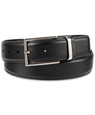 Alfani - Men's Burnished Faux-Leather Belt