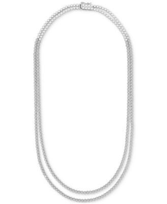 Wrapped in Love - Diamond Two Layer 17" Tennis Necklace (5 ct. t.w.)