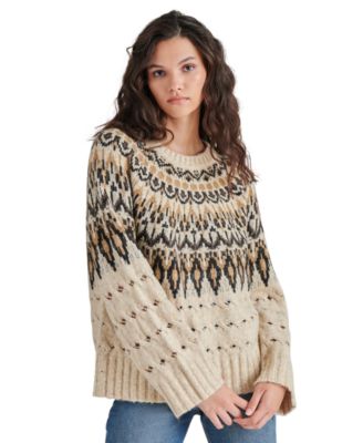 Steve Madden - Women's Suzette Fair Isle Sweater