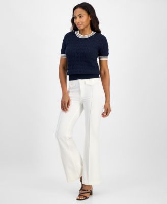 Tommy Hilfiger - Women's Bootleg Silhouette Ponte Pants