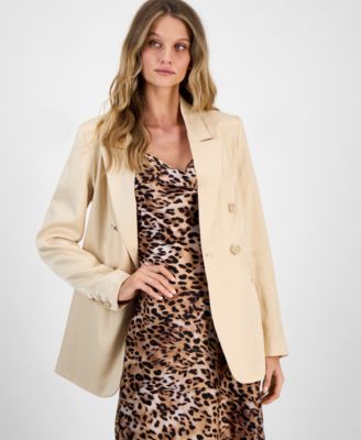 GUESS - Women's Camille Double-Breasted Lapel Jacket