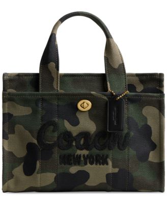 COACH - Camo Print Canvas Small Cargo Tote 26