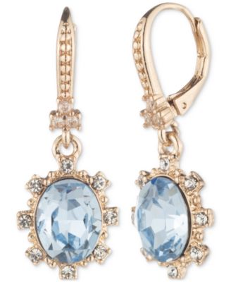 Marchesa - Gold-Tone Mixed Crystal Drop Earrings