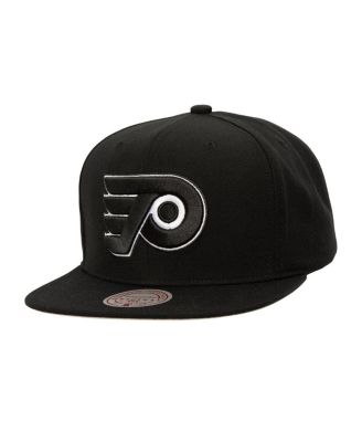 Mitchell & Ness - Men's Black Philadelphia Flyers Team Snapback Hat